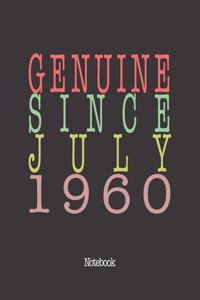 Genuine Since July 1960