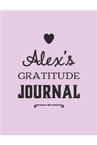 Alex's Gratitude Journal: 2020 Daily Planner Plus Gratitude Journal For School Aged Kids -Kindergarten to College 8.5 x 11 Inches 365 pages To Write In & Stay Organized!