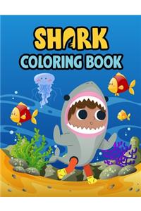 Shark Coloring Book