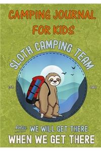Camping Journal For Kids