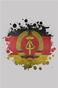 DDR Flaggen Notizbuch