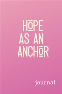 Hope as an Anchor journal