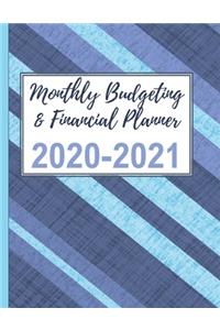 Monthly Budget & Financial Planner 2020-2021