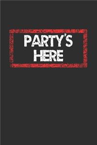 Partys Here Notebook