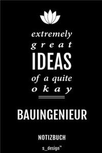 Notizbuch für Bauingenieure / Bauingenieur / Bauingenieurin