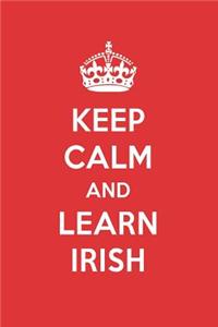 Keep Calm and Learn Irish: Irish Designer Notebook