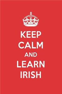 Keep Calm and Learn Irish: Irish Designer Notebook