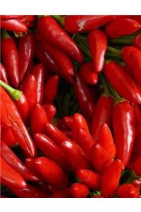 Chilli Notebook Large Size 8.5 X 11 Ruled 150 Pages Softcover