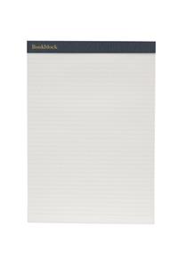 Weskin Lined Notepad - Navy Blue Medium