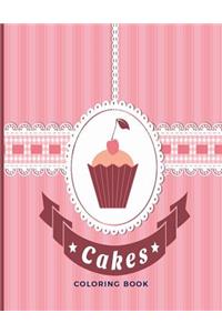 Cakes Coloring Book