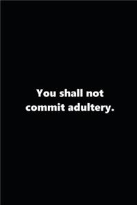 2019 Weekly Planner Religious Theme 6th Commandment Modern Black White