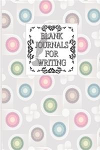 Blank Journals To Write In