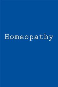 Homeopathy