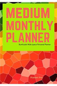 Bumfuzzle Medium Monthly Planner