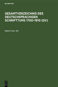 Hau - Hec