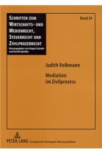 Mediation Im Zivilprozess