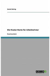 Riester-Rente für Arbeitnehmer