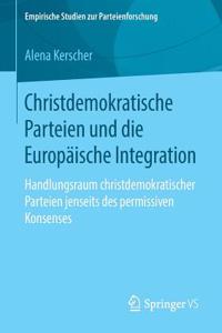 Christdemokratische Parteien Und Die Europäische Integration