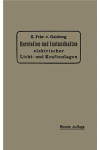 Herstellen Und Instandhalten Elektrischer Licht- Und Kraftanlagen