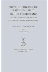 Mittelhochdeutsche Spruchdichtung - Fruher Meistersang