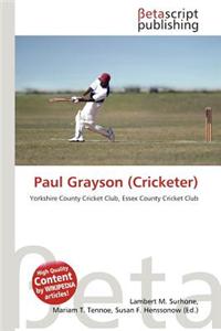 Paul Grayson (Cricketer)
