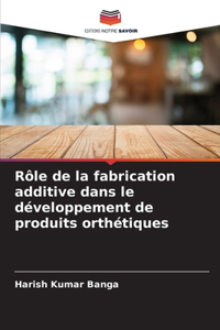 Rôle de la fabrication additive dans le développement de produits orthétiques