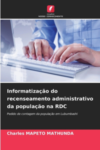 Informatização do recenseamento administrativo da população na RDC