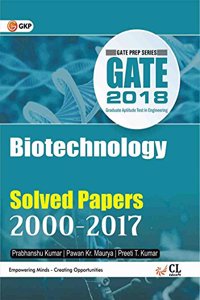 Gate Paper Biotechnology 2018 (Solved Papers 2000-2017)