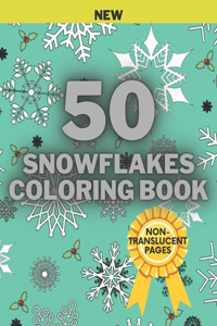 50 Snowflakes Coloring Book