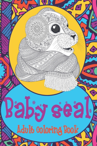 Baby seal - Adult Coloring Book ✏️