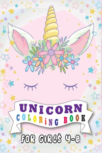 Unicorn Coloring Book for Girls 4-8