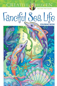 Creative Haven Fanciful Sea Life Coloring Book