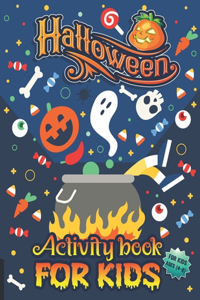 Halloween Activity Books For Kids 4-8