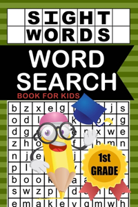 1st Grade Sight Words Word Search Book for Kids