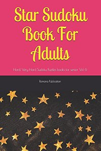 Star Sudoku Book For Adults