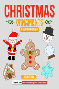 Christmas Ornaments Coloring Book