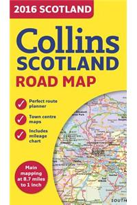 2016 Collins Map of Scotland