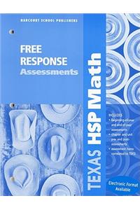 Texas HSP Math Free Response Assessments: Grade 5