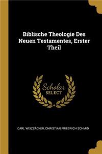 Biblische Theologie Des Neuen Testamentes, Erster Theil