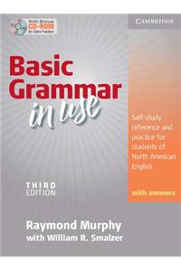 Basic Grammar in Use: Self-Study Reference and Practice for Students of North American English with Answers [With CDROM]