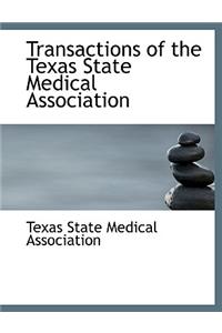 Transactions of the Texas State Medical Association