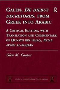 Galen, De diebus decretoriis, from Greek into Arabic