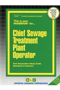 Chief Sewage Treatment Plant Operator