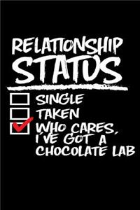 Relationship Status Who Cares I've Got a Chocolate Lab