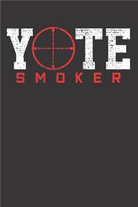 Coyote Smoker Hunter Hunting Notebook Journal