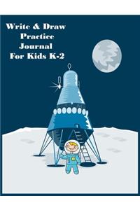 Write & Draw Practice Journal For Kids K-2