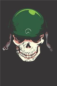Skull Soldier Notebook Journal