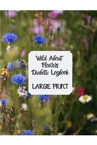 Wild About Flowers Diabetic Logbook