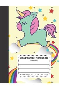 Composition Notebook Unicorn