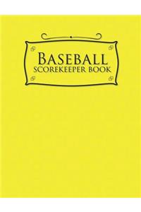 Baseball Scorekeeper Book